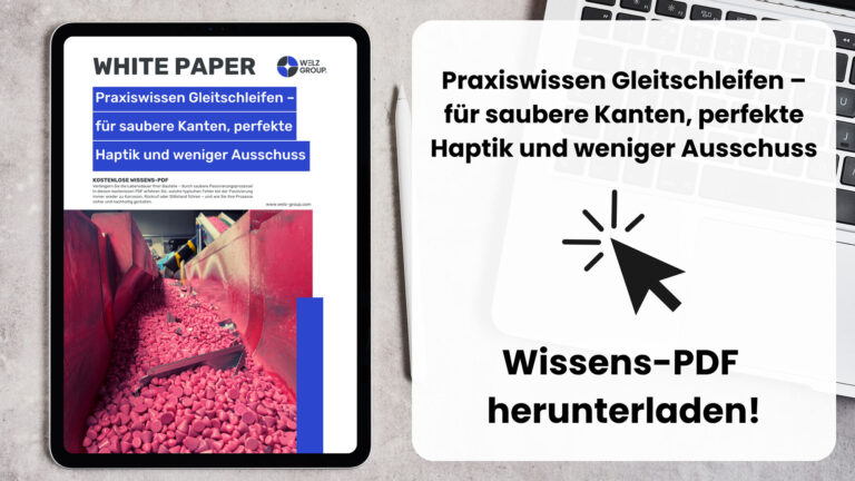 Praxiswissen Gleitschleifen fuer saubere Kanten perfekte Haptik und weniger Ausschuss